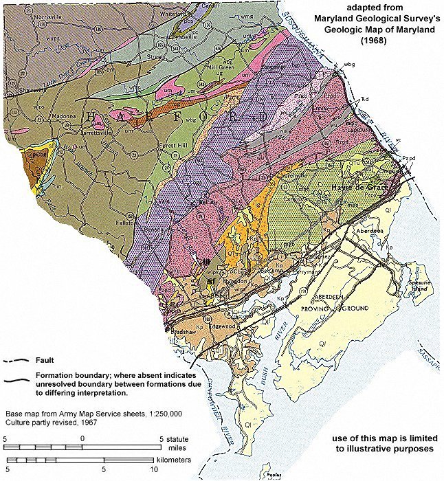 Map Of Harford County Md