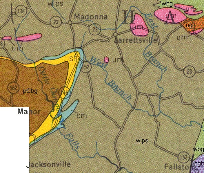 Geologic Maps of Maryland: Harford County W